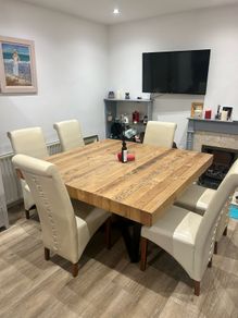 Rustic dining table only used a handful of times