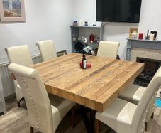Rustic dining table only used a handful of times