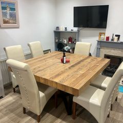 Rustic dining table only used a handful of times
