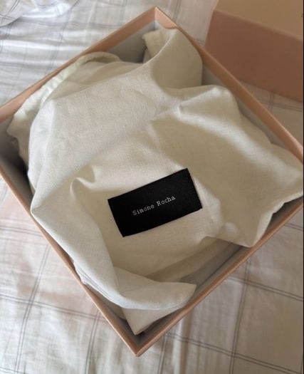 Simone Rocha Pearl Heart bag
