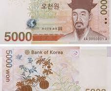 5000 Won South Korea Banknote