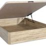 Oak Ottoman Storage Bed  Stylish Space, King size Image 2