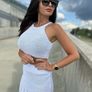 Top Boho Skirt Set, White Ecru Image 5