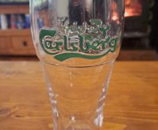 Vintage Carlsberg pint glass