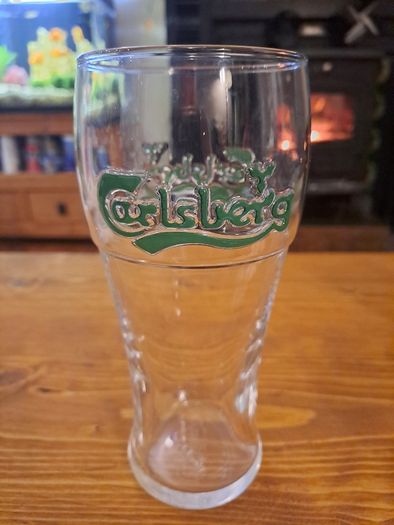 Vintage Carlsberg pint glass