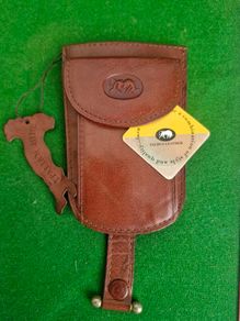 NWT Taurus Italian Leather Key Case Holder - Made in Italy