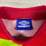 Vintage 1996 Umbro Template England Style Goalkeeper Jersey Shirt Mens Large Image 4