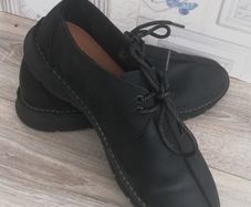 Clarks New Colehill trek mens black leather shoes UK 12.. EUR 47