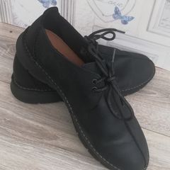 Clarks New Colehill trek mens black leather shoes UK 12.. EUR 47