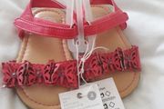 Baby pink sandals size 4 BNWT