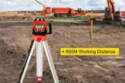 360 Rotary Laser Level Self-Leveling 500m Vertical Horizontal Scanning Professional Powerful Measurement Construction Tool kit with tripod and staff