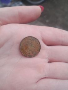 Vintage 1 penny coin