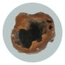 Coffee Table Teak Glass 50x40 cm Image 3