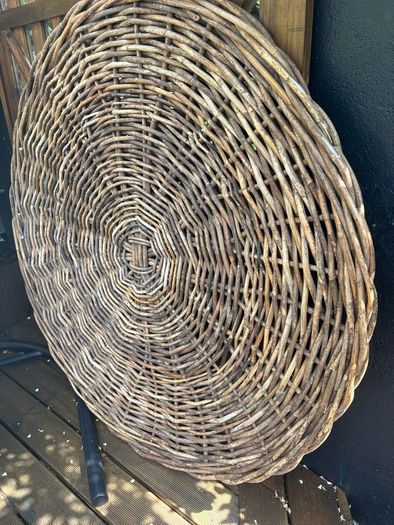 New XL 140cm diameter KUBU rattan wall hanging indoor/outdoor statement piece
