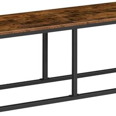 Bench for Dining Room Bench, 120 x 30 x 46.5 cm, Kitchen Bench, Dining Bench in Industrial Design, Sturdy Metal Frame, Easy to Assemble, for Kitchen, Living Room, Entrance, Bedroom
