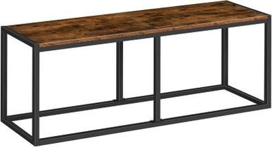 Bench for Dining Room Bench, 120 x 30 x 46.5 cm, Kitchen Bench, Dining Bench in Industrial Design, Sturdy Metal Frame, Easy to Assemble, for Kitchen, Living Room, Entrance, Bedroom