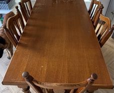 Dining table & 6 chairs FREE if collected