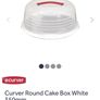 Cake Container - Curver Round Cake Box White Image 4