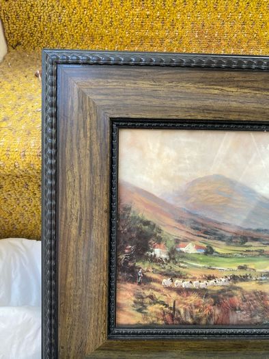 Two framed pictures