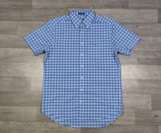 Gant Button Down Check Short Sleeve Shirt Mens Medium