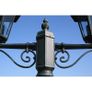 Garden Light Post 2-arms 215 cm Dark Green/Black Aluminium Image 4
