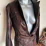 ladies vintage leather jacket Image 7