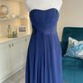 Beautiful Elegant Navy Full Length Dress Image 6