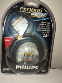 Philips PXT1000 Stereo Audio cable to Scart (M) - RCA (M)