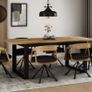 Vanguard Oak Swivel Dining Armchair  Modern Wood Meets Function Image 2