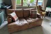 Laura Ashley Leather sofa bed