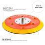 Glass Polish 12700 - 125mm ( 5") Dual Action Backing Pad 5/16"-24 - 6 holes - medium profile Image 2