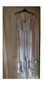 Ladies Light Summer Dress Patterned Size L (12-14)