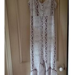 Ladies Light Summer Dress Patterned Size L (12-14)