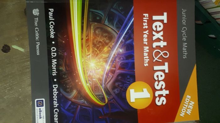 Text and Test 1, book unused