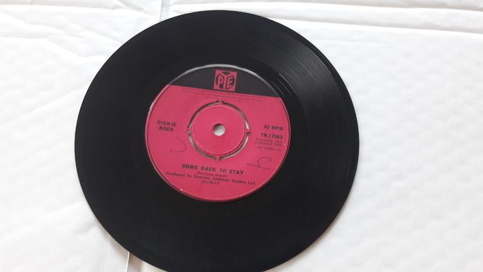 Dickie Rock Come Back To Stay Eurovision 1966 Irish Pressing 45