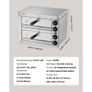 Electric Pizza Oven for Countertops, 12-inch, 1700W, with Temp Control & 0-60 Min Timer, Even Baking Technology & Easy Clean Crumb Tray Image 2