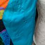 Vintage floral sequined shirt sleeve blouse small medium Image 9