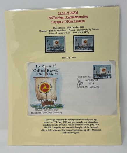 24 Beautifully written up Isle of Man display pages with lots of postcards and stamps. Maps, IOM TT and Manx cat noted