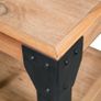 Nightstands 2 pcs Solid Acacia Wood Steel 40x30x54 cm Image 4