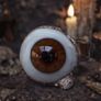 Handcrafted Ex Medical Prosthetic Glass Eye Ring size 7 Image 2