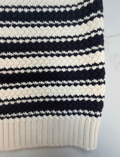 Boden stripy cotton vest size S