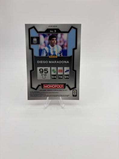 Panini Monopoly Maradona Pink Parrallel