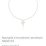 Beautiful Necklace with cross, By Dziubeka, brand new Image 3