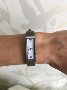 Armani watch with additional replacement strap