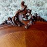 Antique French Bed louis xvi Gorgeous  Solid Walnut  beautiful originals condition Image 4