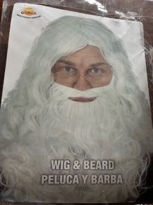 wig white with beard