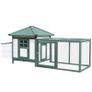 Chicken Coop Small Animal Pet Cage w/ Nesting Box Outdoor Run Wooden Image 4