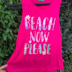 Pink Benetton tank top