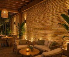 Bamboo Style PVC Wall Panels 0.4 mm 947mm x 503mm