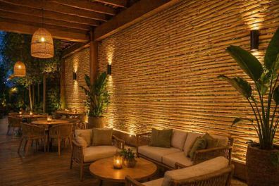 Bamboo Style PVC Wall Panels 0.4 mm 947mm x 503mm